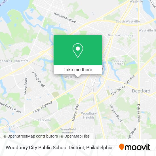 Mapa de Woodbury City Public School District