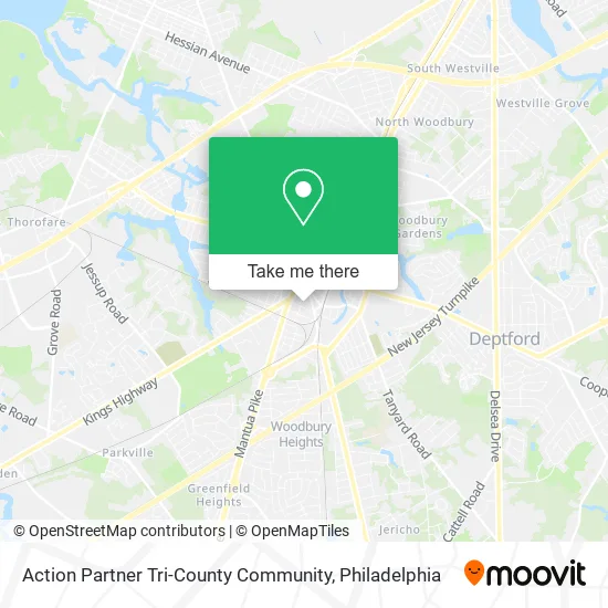 Action Partner Tri-County Community map