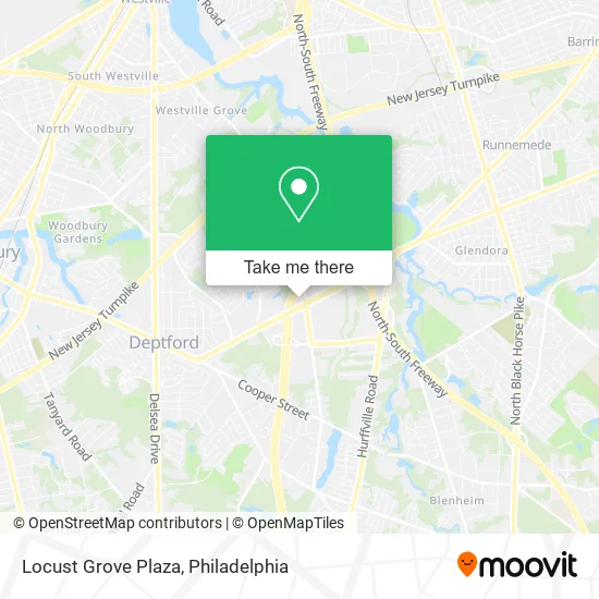 Locust Grove Plaza map