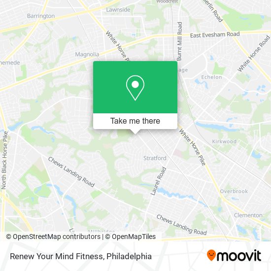 Mapa de Renew Your Mind Fitness