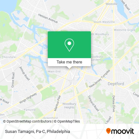 Susan Tamagni, Pa-C map