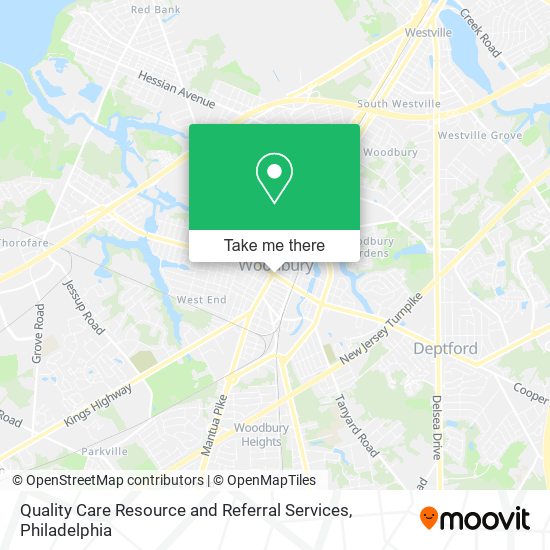 Mapa de Quality Care Resource and Referral Services