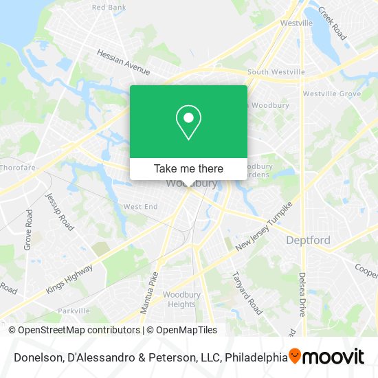 Mapa de Donelson, D'Alessandro & Peterson, LLC