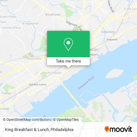 King Breakfast & Lunch map