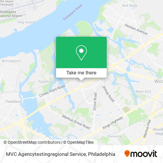 MVC Agencytestingregional Service map