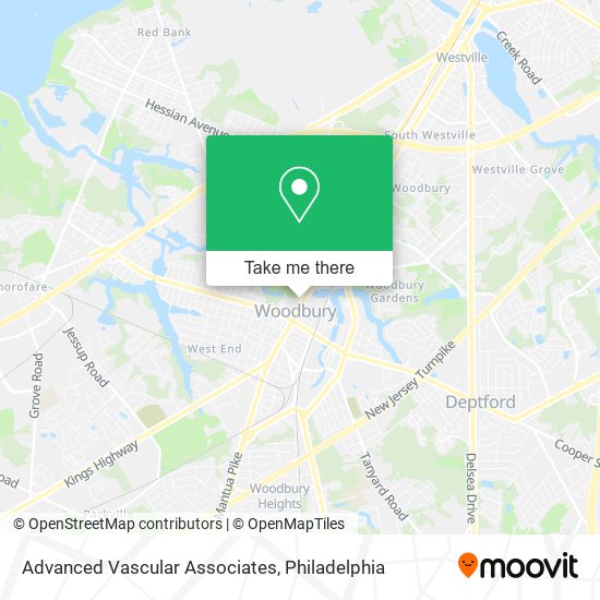 Mapa de Advanced Vascular Associates
