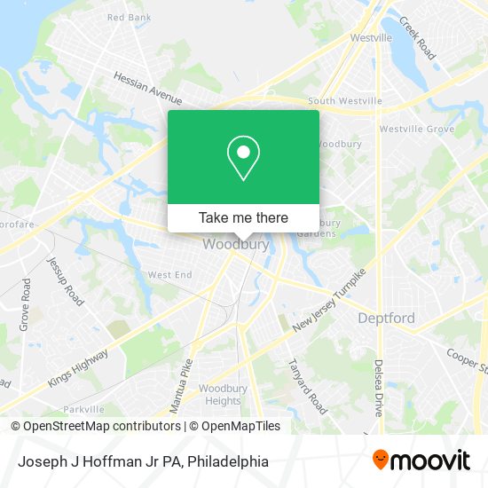 Joseph J Hoffman Jr PA map