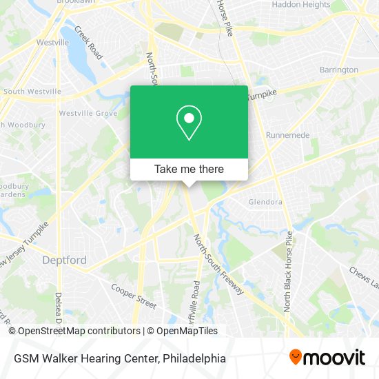 Mapa de GSM Walker Hearing Center