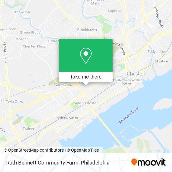 Mapa de Ruth Bennett Community Farm
