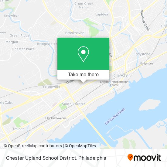 Mapa de Chester Upland School District