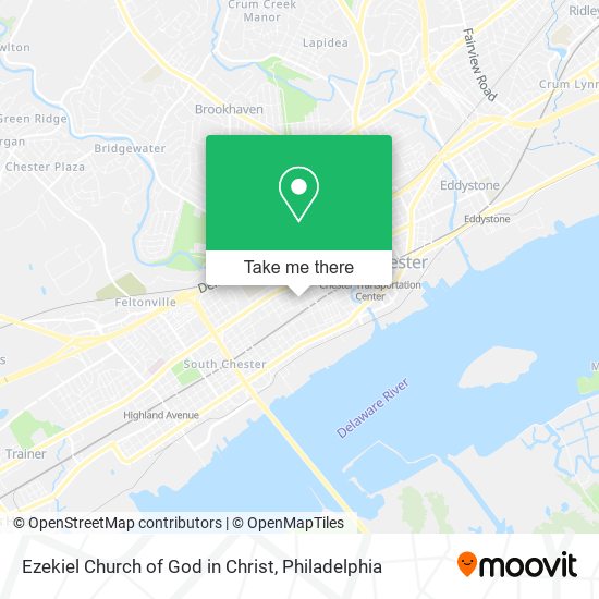 Ezekiel Church of God in Christ map