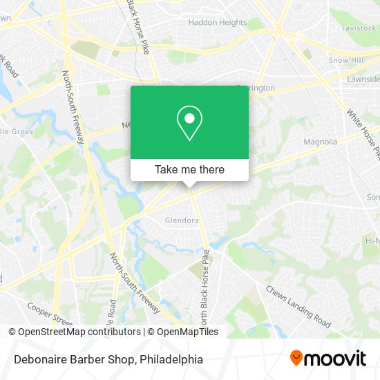 Mapa de Debonaire Barber Shop