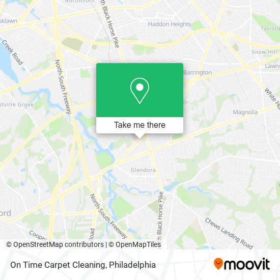 Mapa de On Time Carpet Cleaning