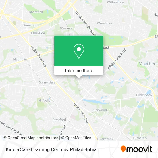 KinderCare Learning Centers map