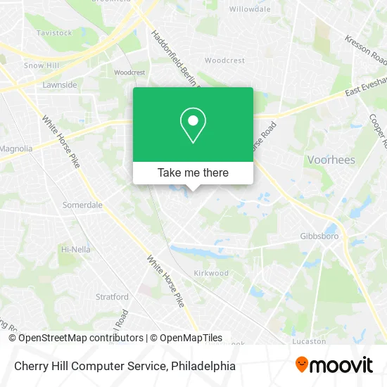 Cherry Hill Computer Service map