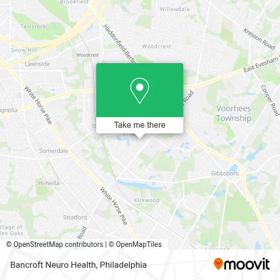 Bancroft Neuro Health map