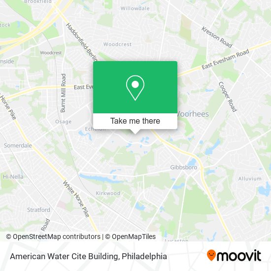 American Water Cite Building map