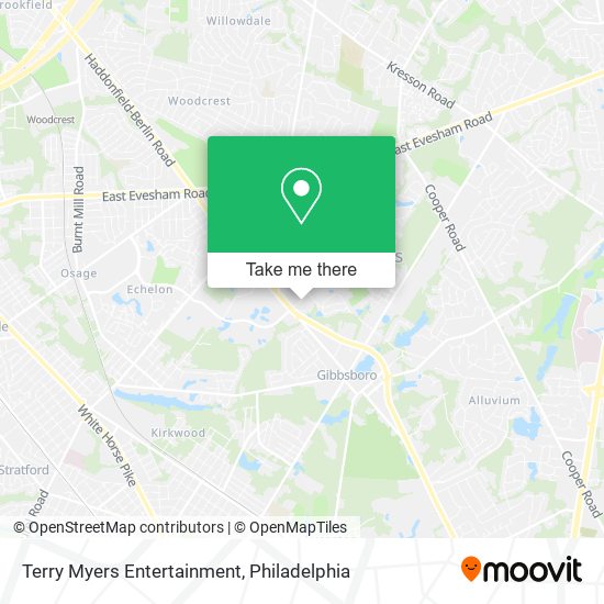 Terry Myers Entertainment map
