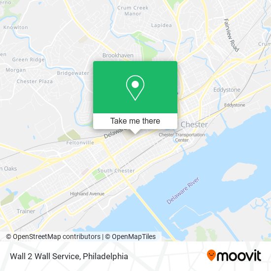 Mapa de Wall 2 Wall Service
