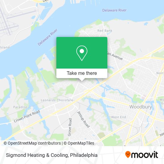 Sigmond Heating & Cooling map