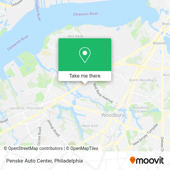 Penske Auto Center map