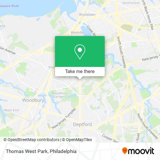 Mapa de Thomas West Park