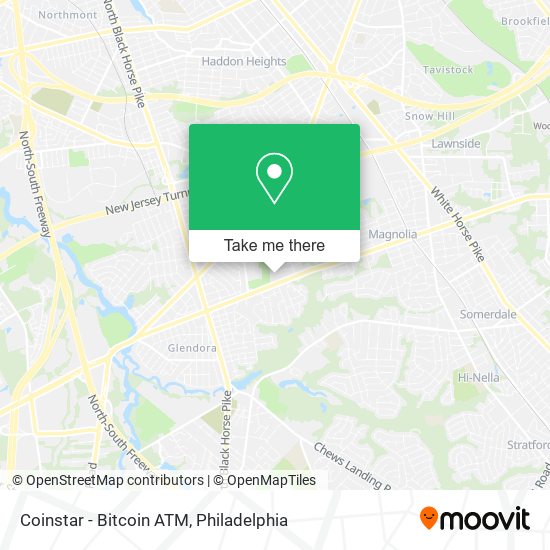 Mapa de Coinstar - Bitcoin ATM