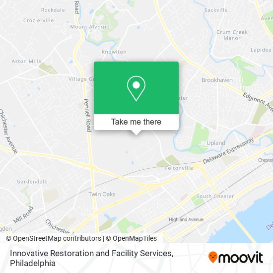 Mapa de Innovative Restoration and Facility Services