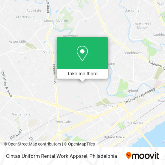 Cintas Uniform Rental Work Apparel map