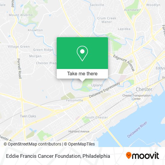 Mapa de Eddie Francis Cancer Foundation