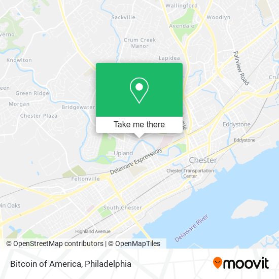 Mapa de Bitcoin of America