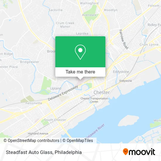 Steadfast Auto Glass map