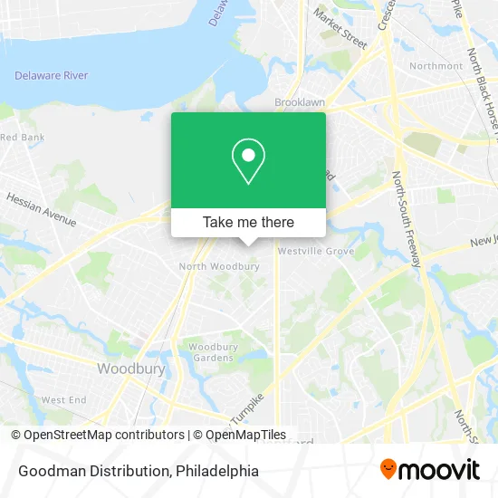 Goodman Distribution map