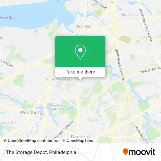 The Storage Depot map