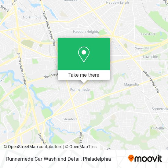 Runnemede Car Wash and Detail map