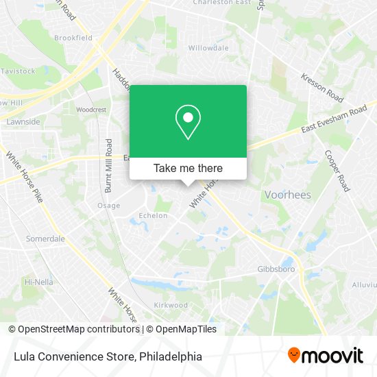 Mapa de Lula Convenience Store