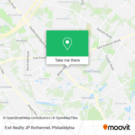 Exit Realty JP Rothermel map