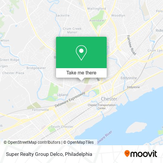 Mapa de Super Realty Group Delco