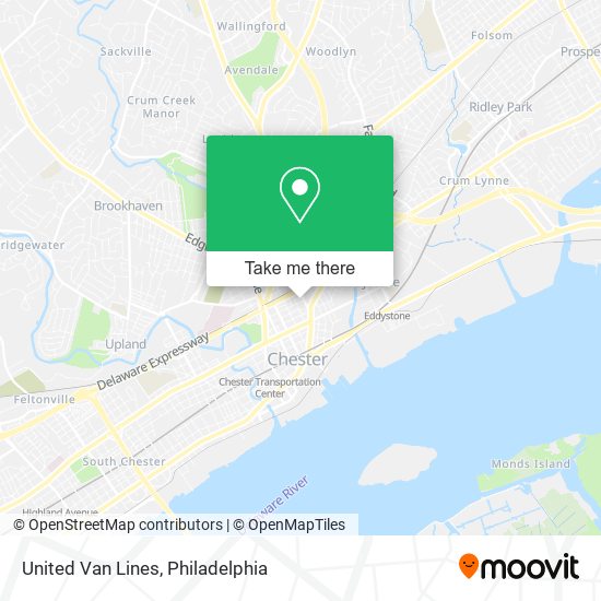 United Van Lines map