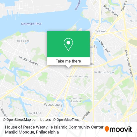 House of Peace Westville Islamic Community Center Masjid Mosque map