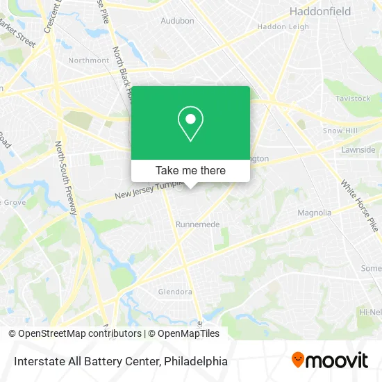 Interstate All Battery Center map