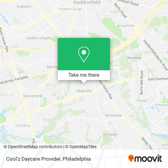 Cool'z Daycare Provider map