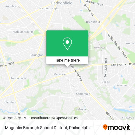 Magnolia Borough School District map