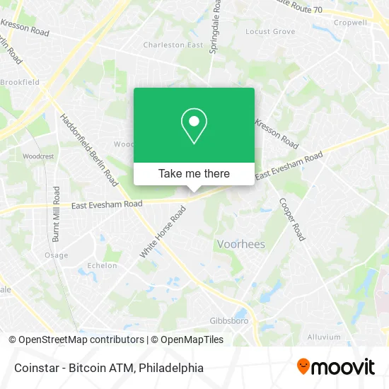 Coinstar - Bitcoin ATM map