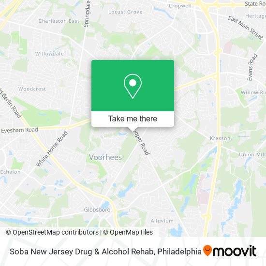 Soba New Jersey Drug & Alcohol Rehab map