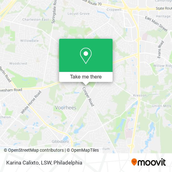 Mapa de Karina Calixto, LSW
