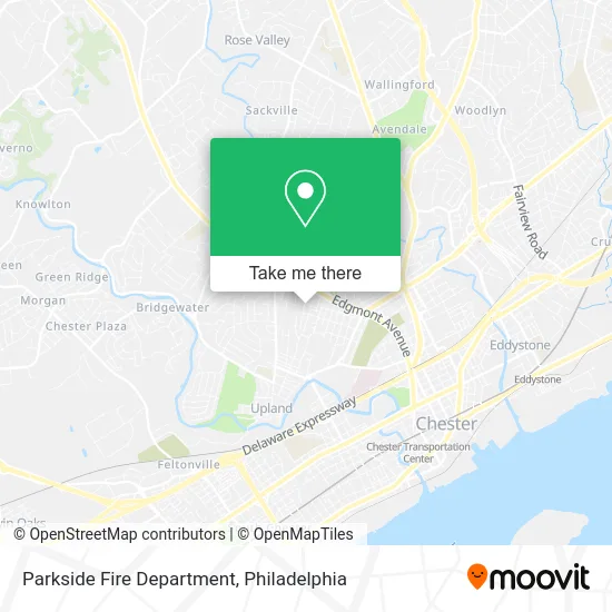 Parkside Fire Department map