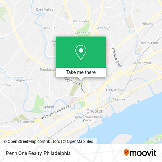 Penn One Realty map
