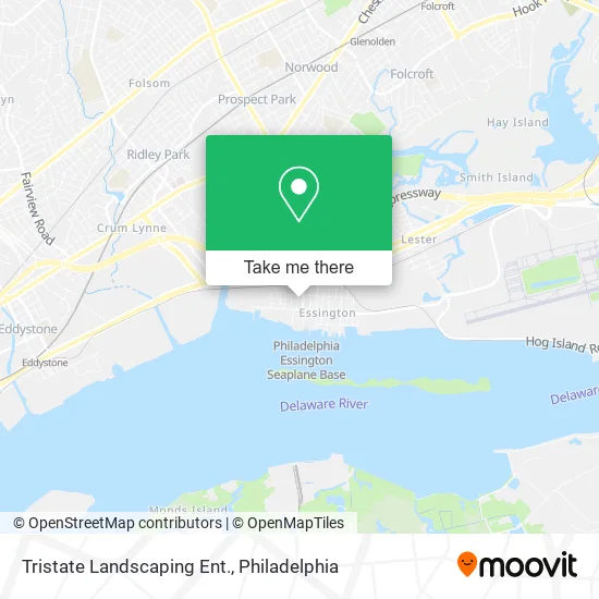 Tristate Landscaping Ent. map