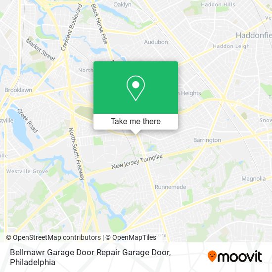 Mapa de Bellmawr Garage Door Repair Garage Door